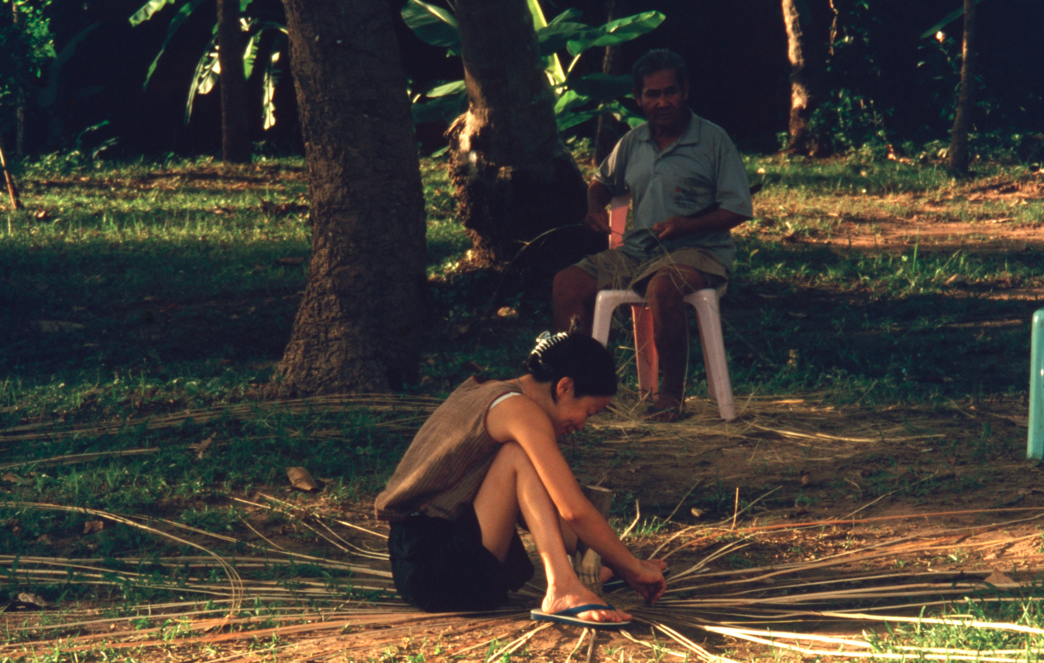 Nitaya Ueareewarokul at work during Womanifesto Workshop 2001