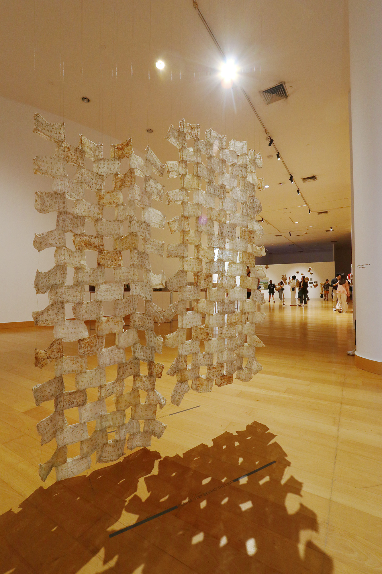 fabric hanging artwork