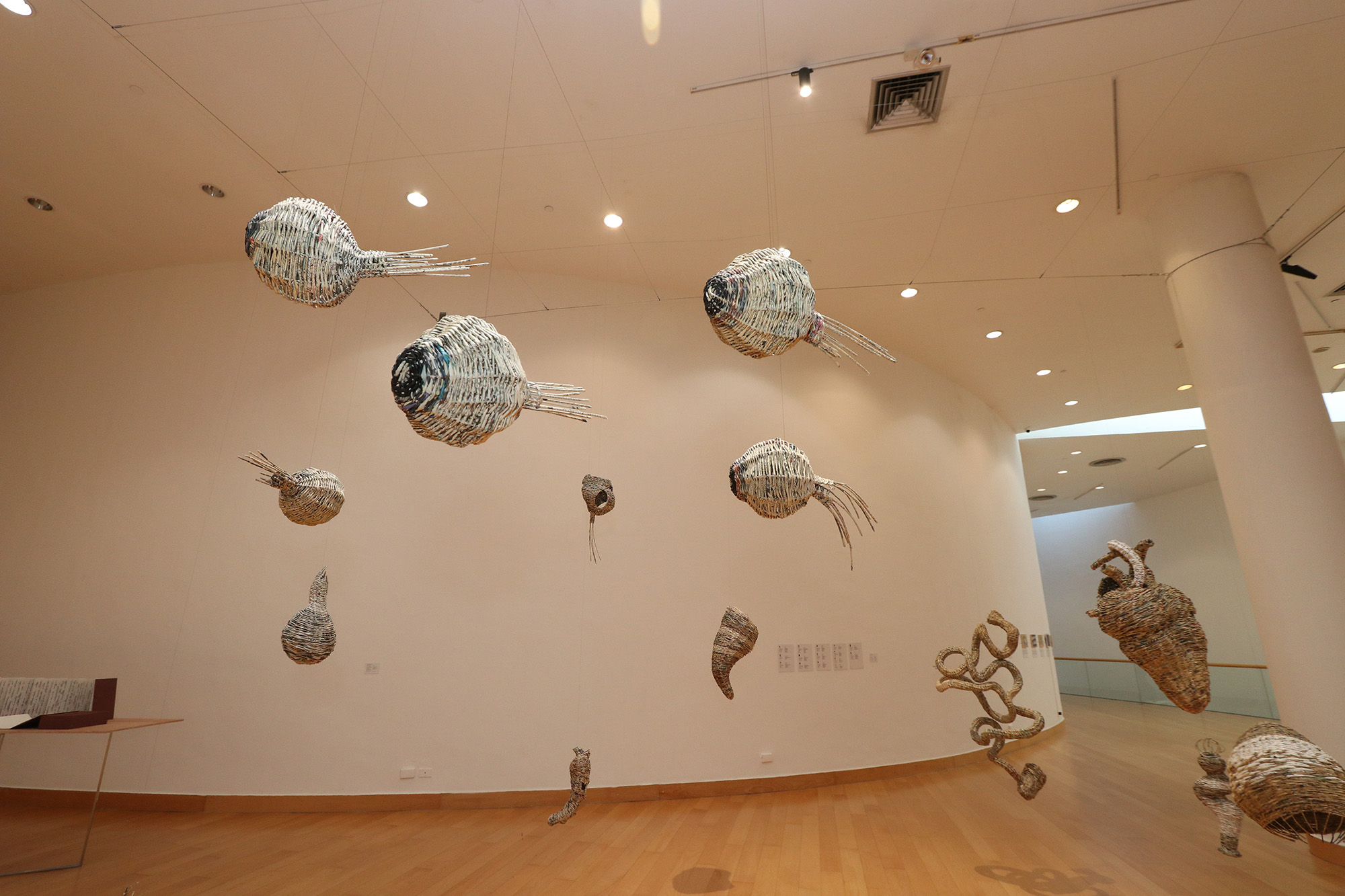 baskets hanging