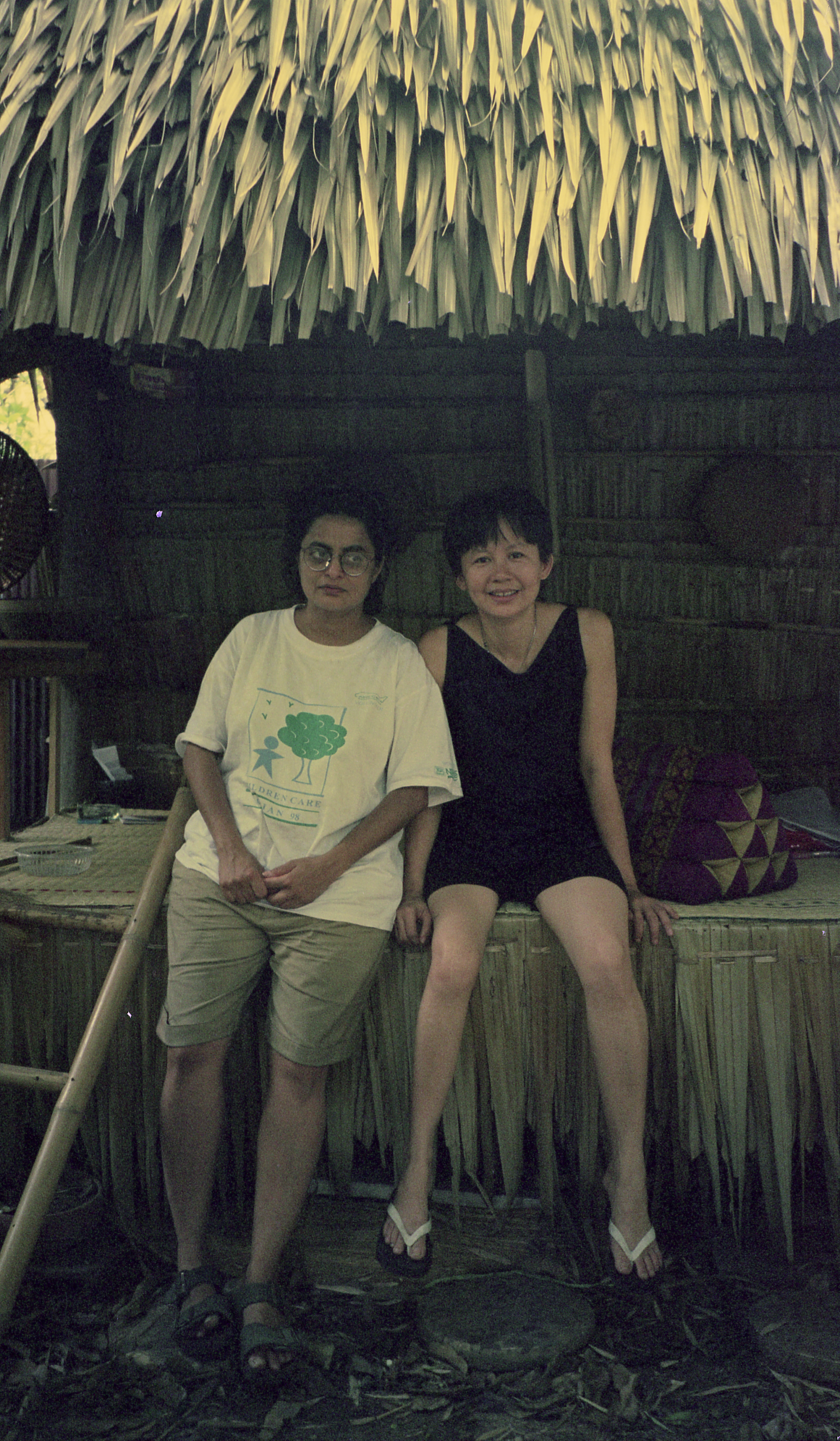 Nitaya Ueareeworakul and Nilofar Akmut at Nitaya's Home (Set of 3 Photographs)