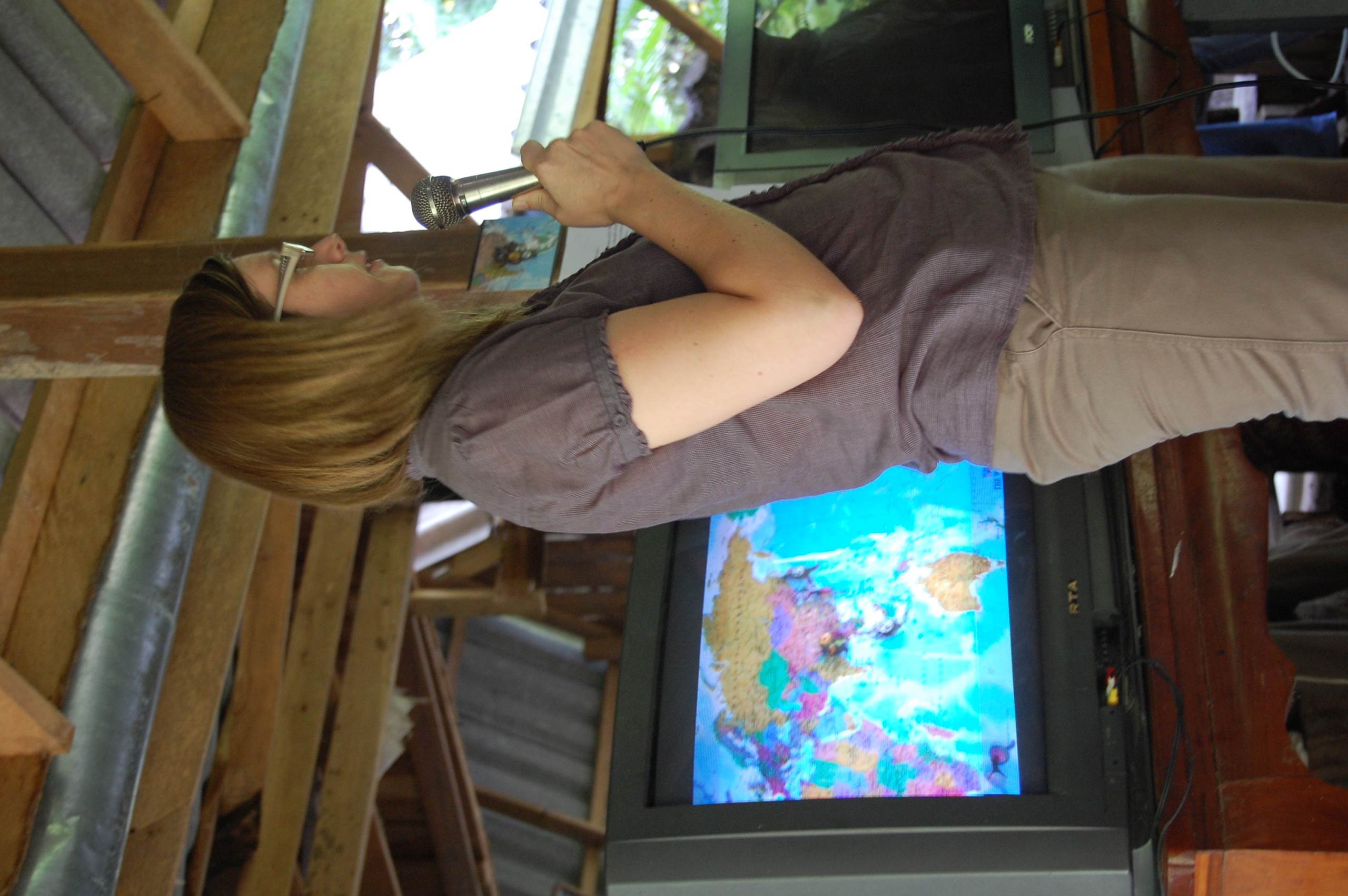 Liliane Zumkemi Giving a Speech