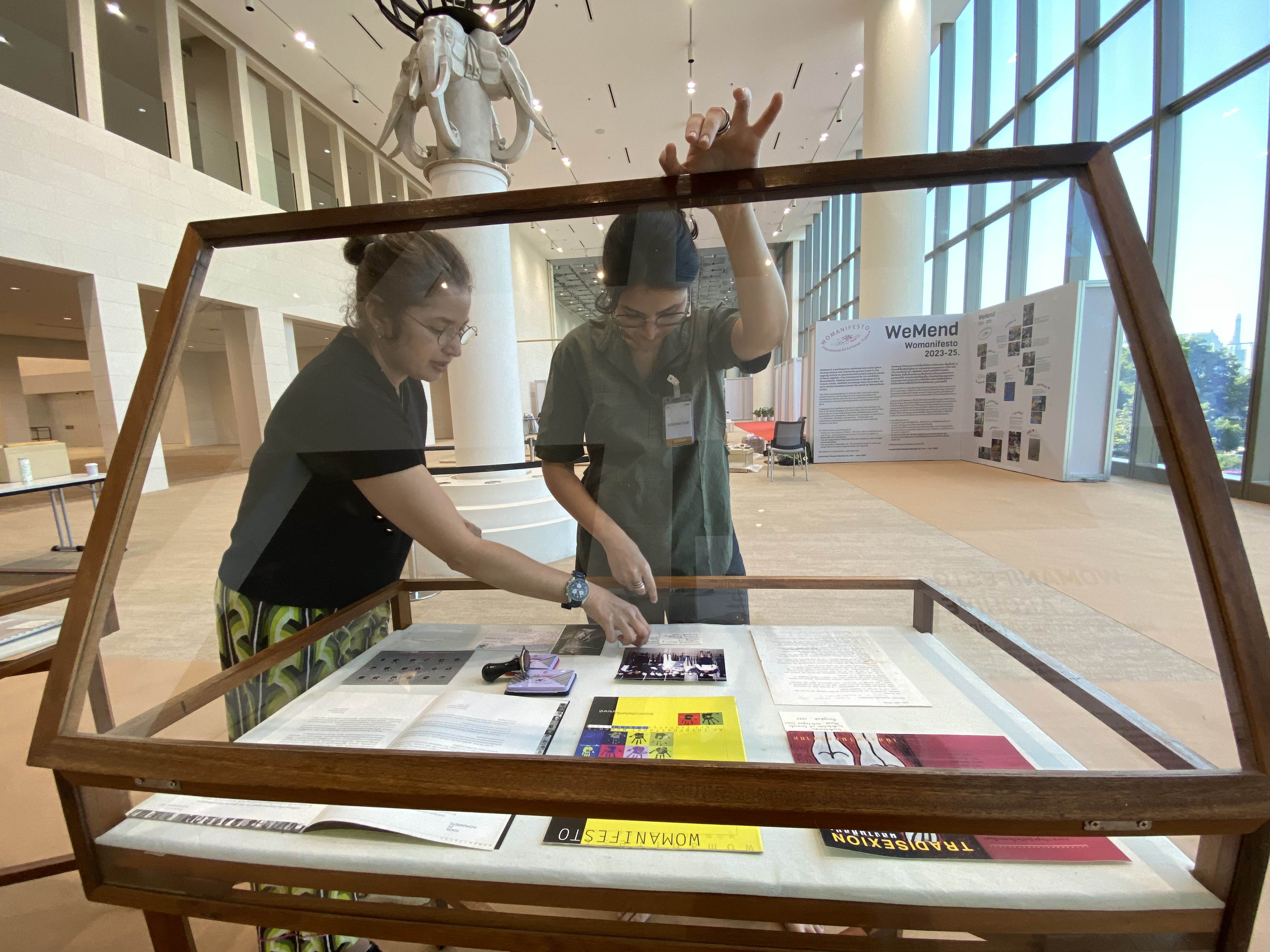 AWID Preenun and Ananya installing