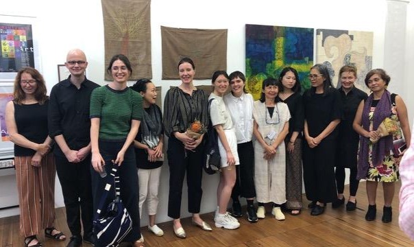 Participant and audience members at ‘Archiving Womanifesto: An International Art Exchange 1990's-Present'