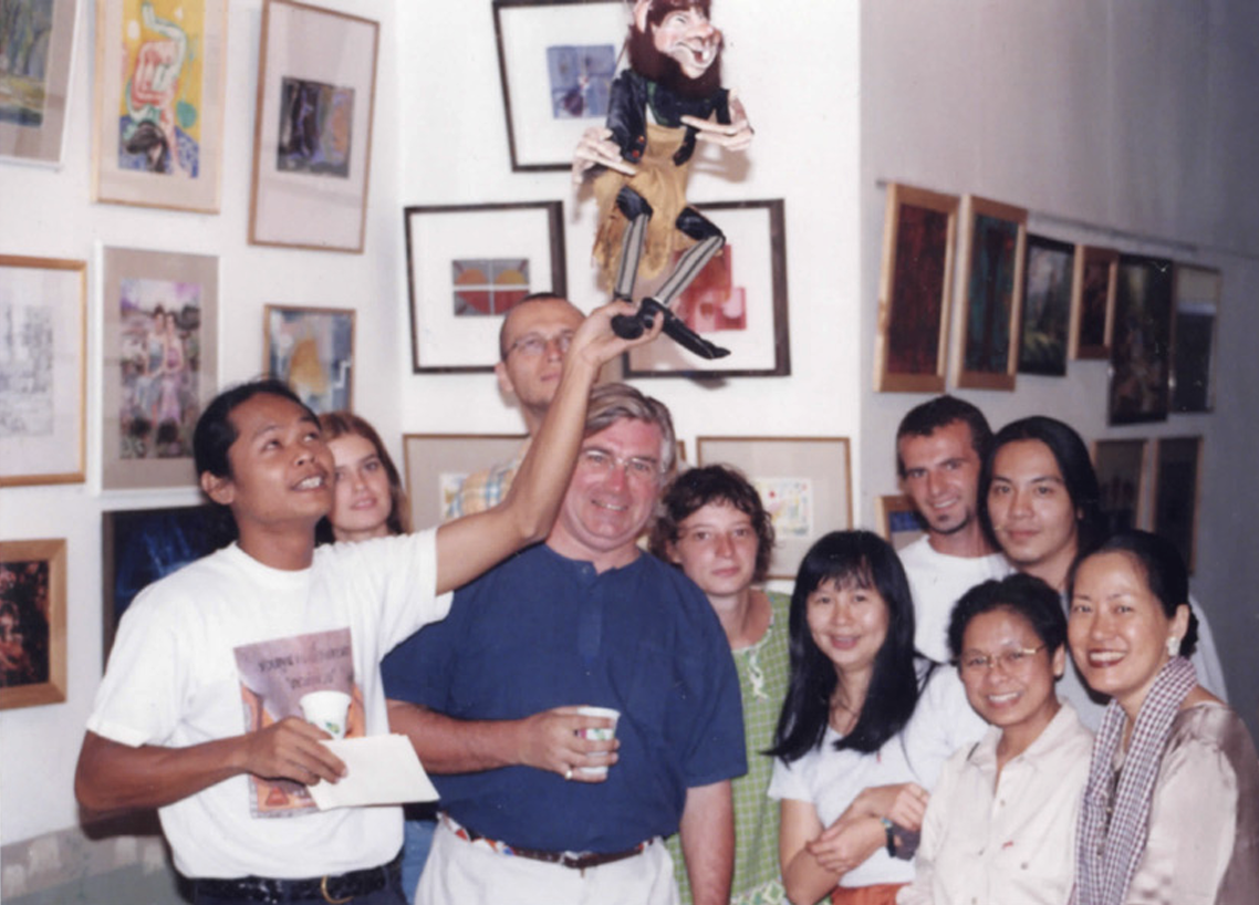 Artist Gathering at Studio Xang, Bangkok, 1995