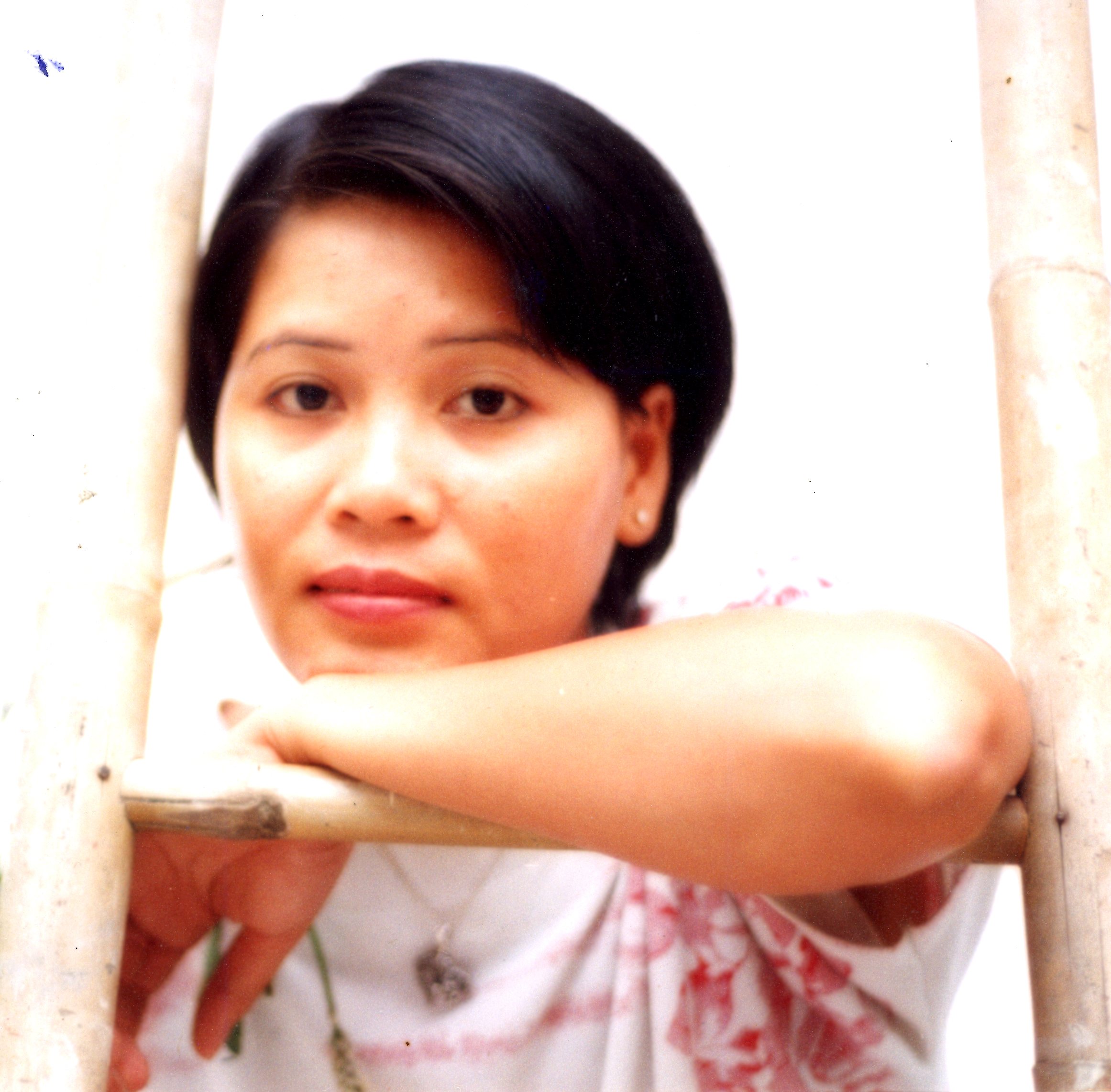 Portrait of Nguyen Dam Thuy (Front and Back of Photograph)