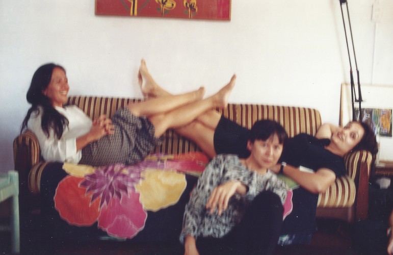 Arahmaini, Nitaya Ueareeworakul, and Varsha Nair at Studio Xang