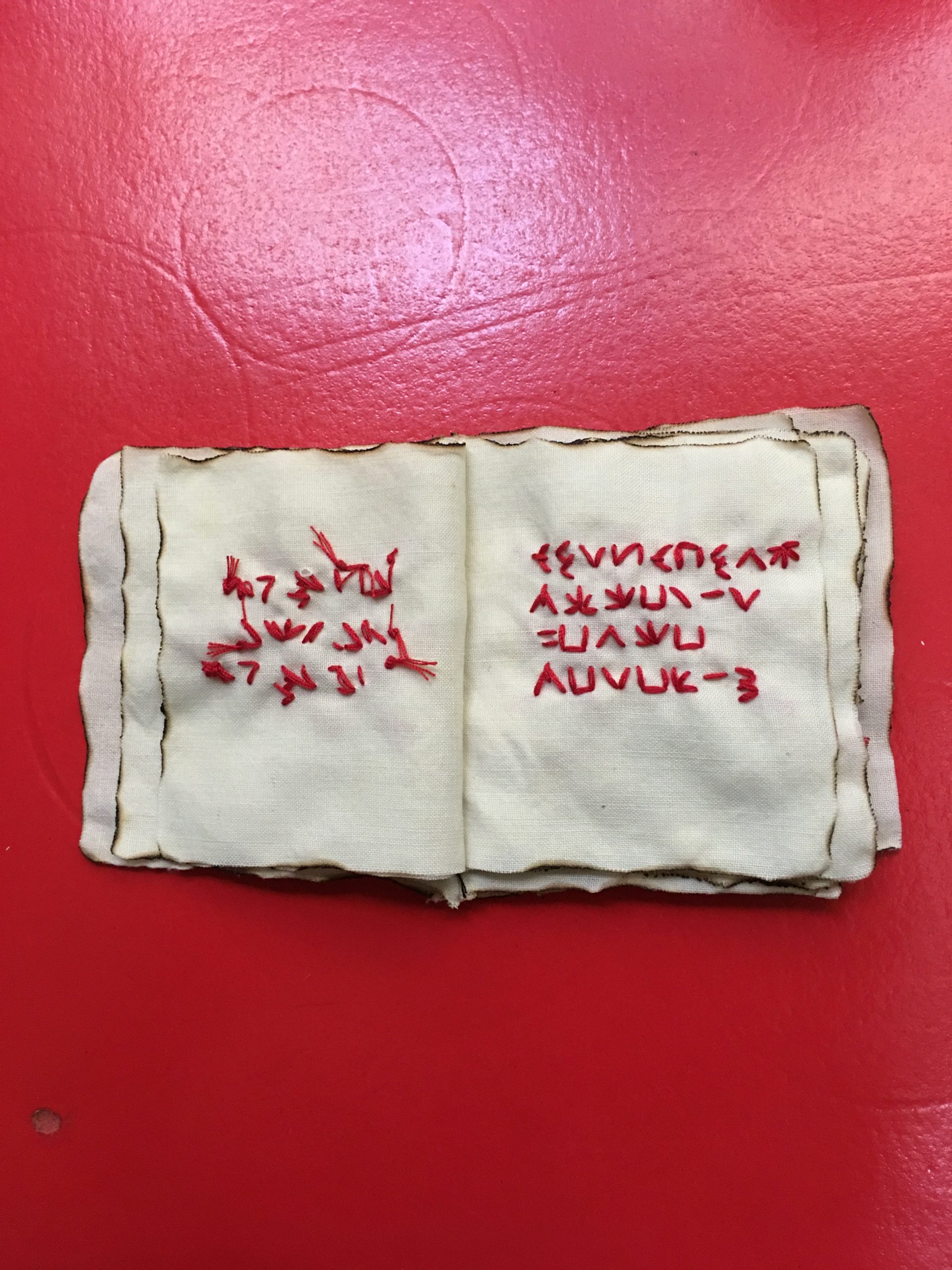 Faye Cura textile work