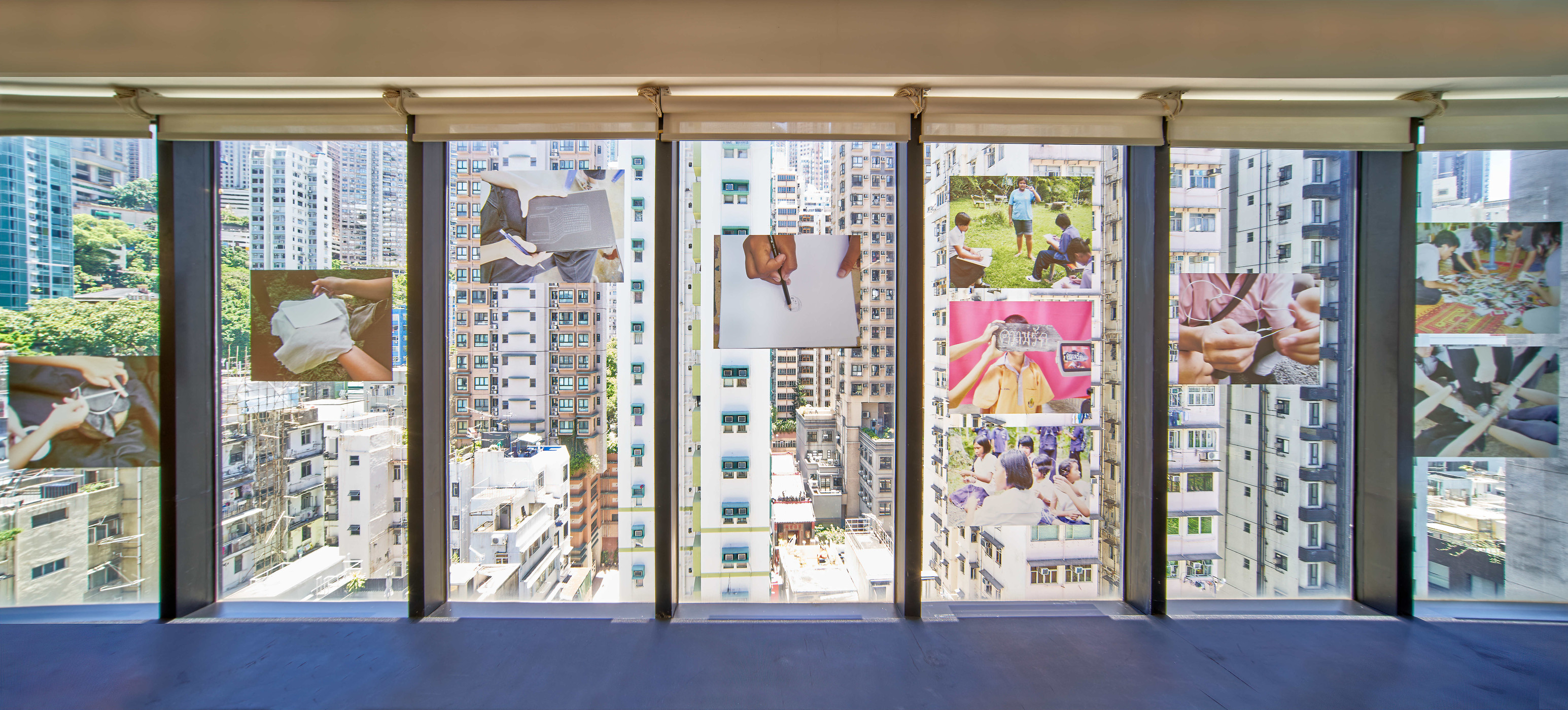 Installation view of Crafting Communities, Asia Art Archive, 2020. Photo: Kitmin Lee.