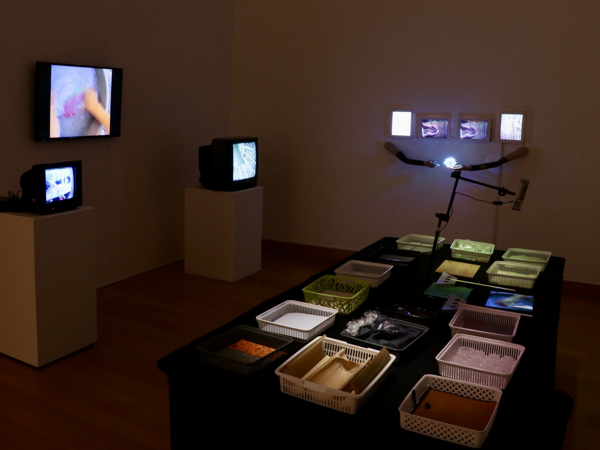 Artists Hands (installation shot)