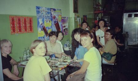 Womanifesto II Participants Having a Meal (Set of 2 Photographs)