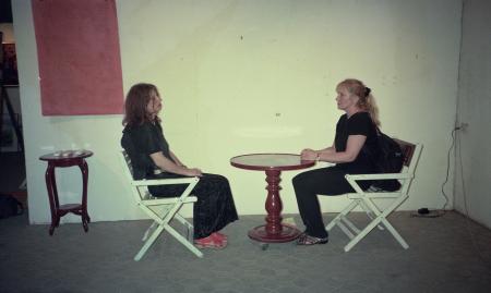 Inge Brokska and Regine Hellwig Schumid Presentation (Set of 18 Photographs)
