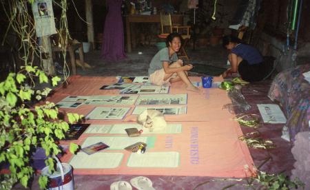 Preparation for Womanifesto II at Studio Xang (Set of 28 Photographs)