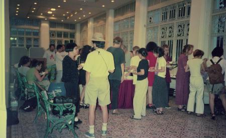 Open Discussion and Thank You Party at Glass House, Saranrom Park (Set of 14 Photographs)