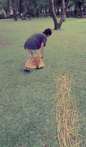 Sun, Strings and Me — Preparation (Set of 2 Photographs)