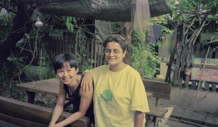 Nitaya Ueareeworakul and Nilofar Akmut at Nitaya's Home (Set of 3 Photographs)