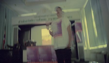 Presentation at Glass House (Set of 8 Photographs)