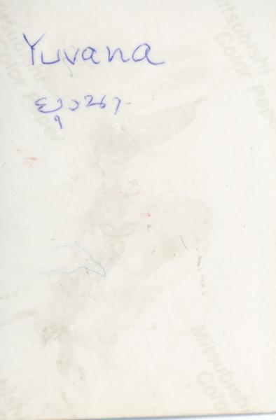 Portrait of Yuvana Poonwattanawit (Front and Back of Photograph)