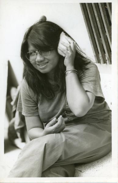 Portrait of Jittima Pholsawek (Front and Back of Photograph)