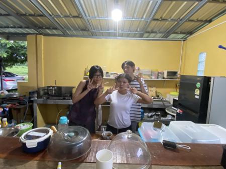 Interns at Open Studio Day &amp; School Workshop at Baan Womanifesto 2025